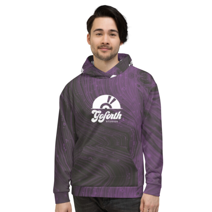 Purple Marble Hoodie