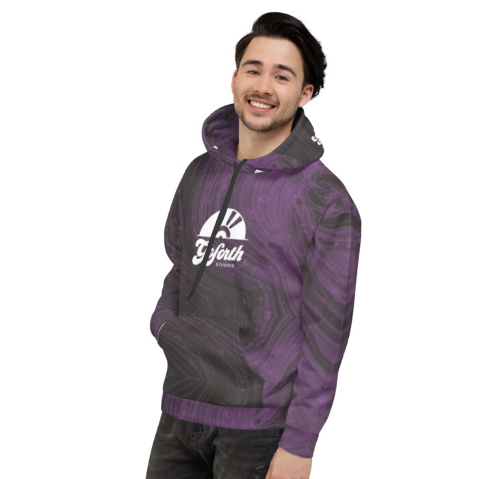 Purple Marble Hoodie - Image 4