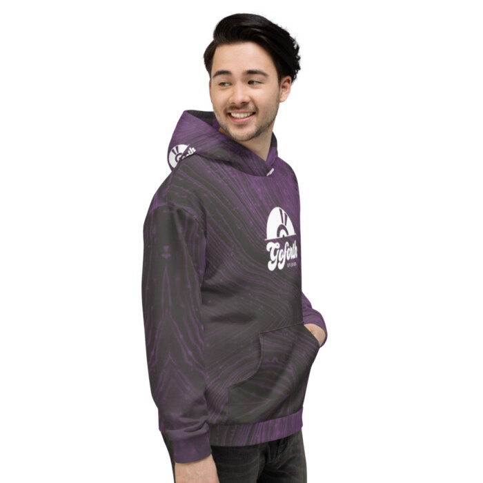 Purple Marble Hoodie - Image 3